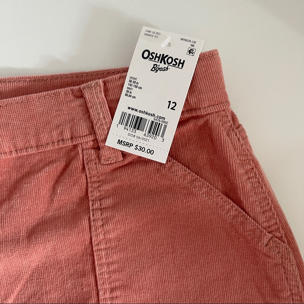 Oshkosh pink corduroy skirt - Picture 10 of 10